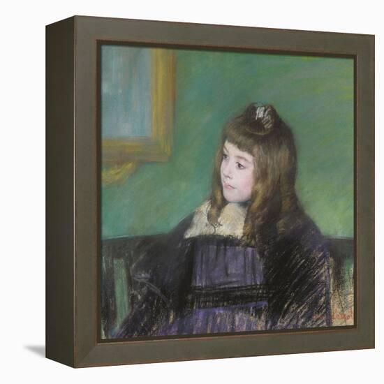 Portrait De Marie-Therese Gaillard-Mary Cassatt-Framed Premier Image Canvas