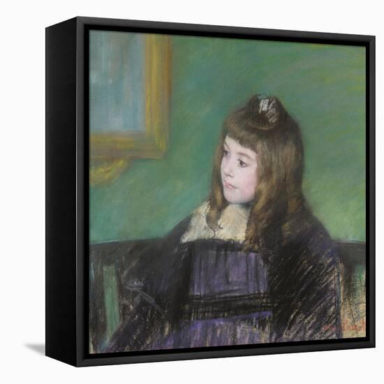 Portrait De Marie-Therese Gaillard-Mary Cassatt-Framed Premier Image Canvas