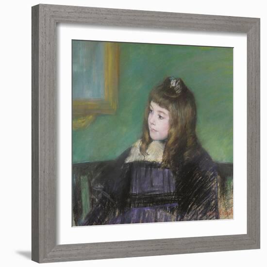 Portrait De Marie-Therese Gaillard-Mary Cassatt-Framed Giclee Print