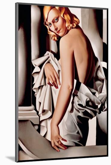 Portrait de Marjorie Ferry-Tamara de Lempicka-Mounted Premium Giclee Print