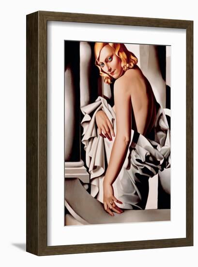 Portrait de Marjorie Ferry-Tamara de Lempicka-Framed Premium Giclee Print