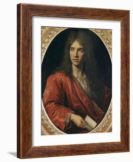 Portrait de Molière-Pierre Mignard-Framed Giclee Print