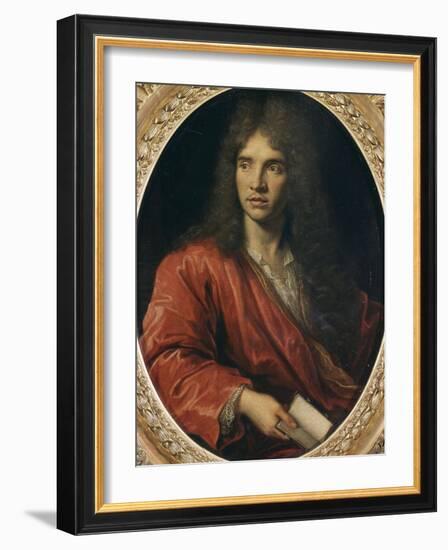 Portrait de Molière-Pierre Mignard-Framed Giclee Print