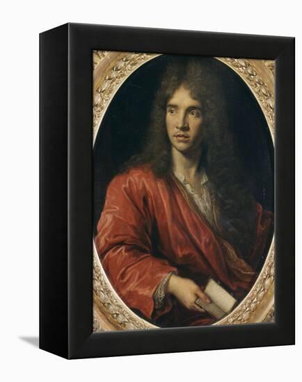 Portrait de Molière-Pierre Mignard-Framed Premier Image Canvas