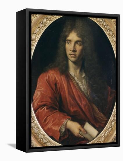 Portrait de Molière-Pierre Mignard-Framed Premier Image Canvas