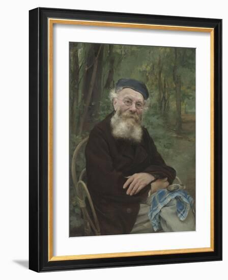 Portrait de "mon grand-père"-Jules Bastien-Lepage-Framed Giclee Print