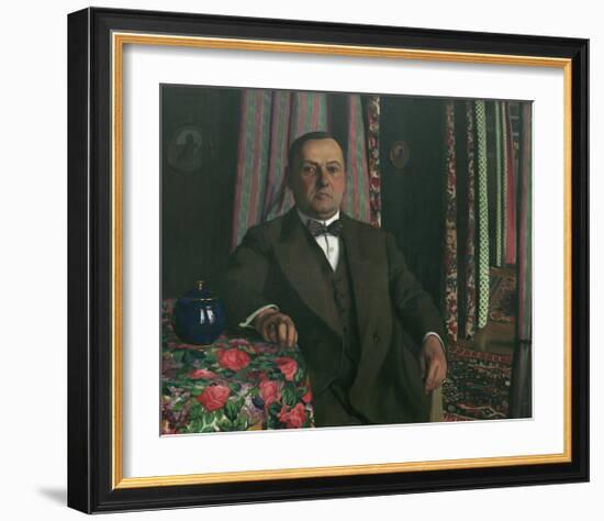 Portrait de Monsieur Hasen-Félix Vallotton-Framed Giclee Print