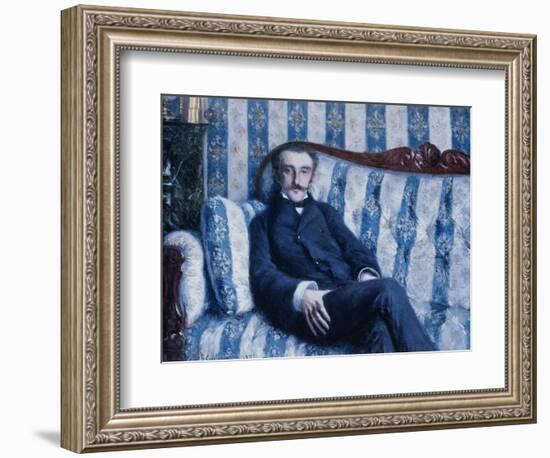 Portrait de Monsieur R, 1877-Gustave Caillebotte-Framed Giclee Print