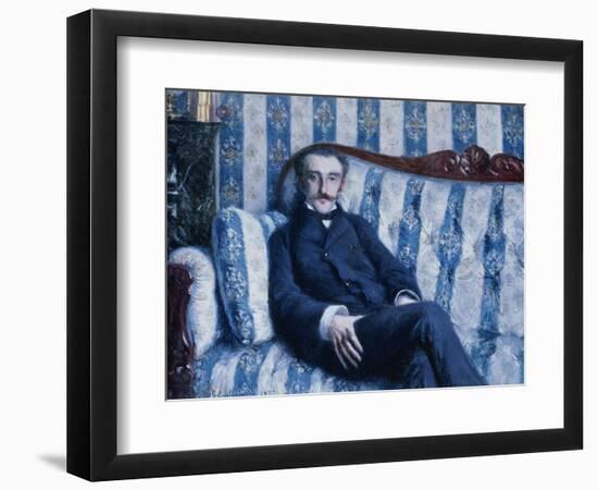 Portrait de Monsieur R, 1877-Gustave Caillebotte-Framed Giclee Print