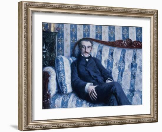 Portrait de Monsieur R, 1877-Gustave Caillebotte-Framed Giclee Print