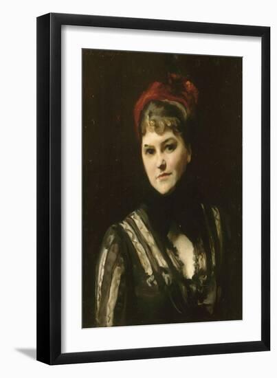 Portrait de Mrs Katharine Moore, née Robinson (1846-1917)-John Singer Sargent-Framed Giclee Print