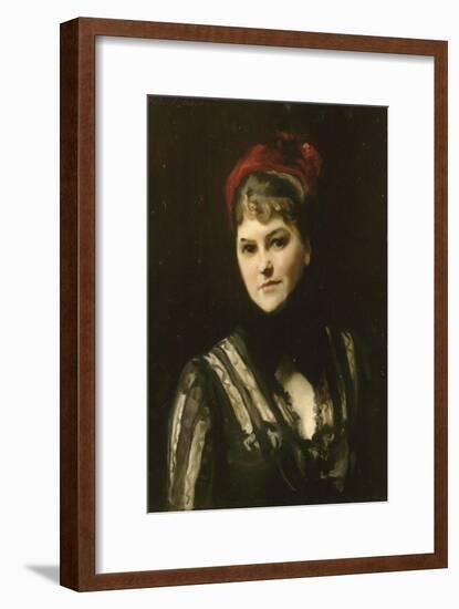 Portrait de Mrs Katharine Moore, née Robinson (1846-1917)-John Singer Sargent-Framed Giclee Print