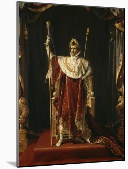 Portrait de Napoléon Ier en costume impérial-Jacques-Louis David-Mounted Giclee Print