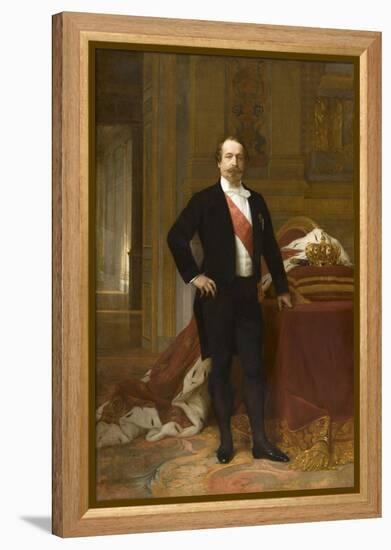 Portrait de Napoléon III-Alexandre Cabanel-Framed Premier Image Canvas