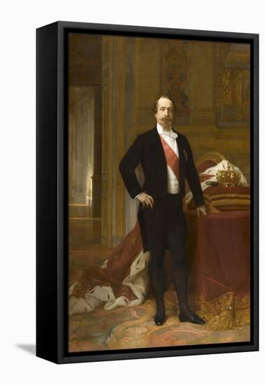 Portrait de Napoléon III-Alexandre Cabanel-Framed Premier Image Canvas