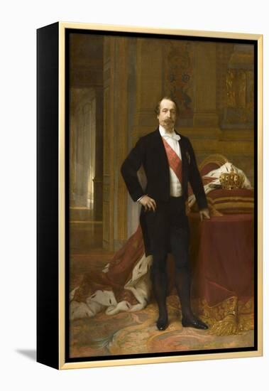 Portrait de Napoléon III-Alexandre Cabanel-Framed Premier Image Canvas