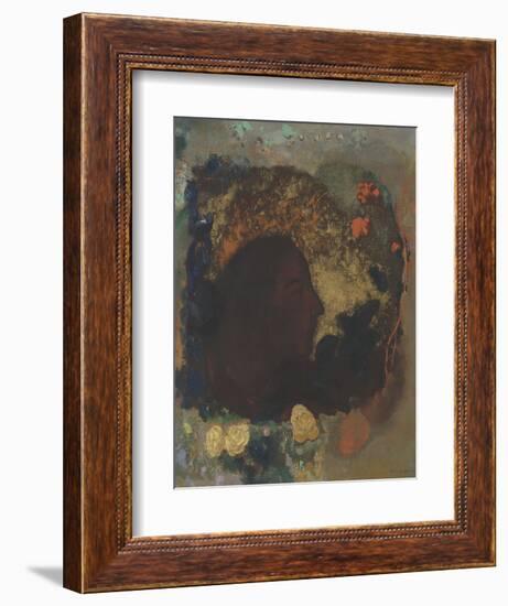 Portrait de Paul Gauguin-Odilon Redon-Framed Giclee Print