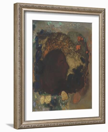 Portrait de Paul Gauguin-Odilon Redon-Framed Giclee Print