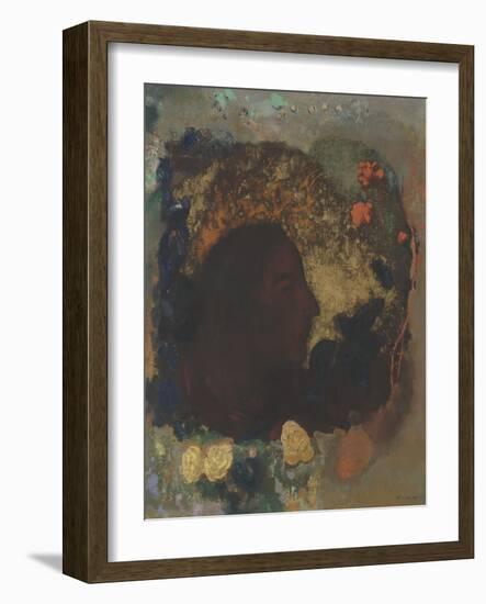 Portrait de Paul Gauguin-Odilon Redon-Framed Giclee Print