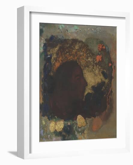 Portrait de Paul Gauguin-Odilon Redon-Framed Giclee Print