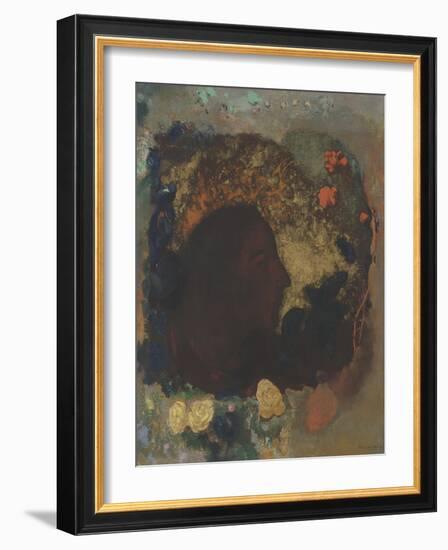 Portrait de Paul Gauguin-Odilon Redon-Framed Giclee Print