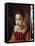 Portrait De Petite Fille  Enfant Richement Vetue. Peinture De Federico Fiori Barocci Ou Baroccio (-Federico Fiori Barocci or Baroccio-Framed Premier Image Canvas