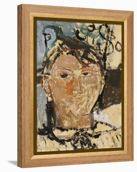 Portrait de Picasso, 1915-Amedeo Modigliani-Framed Premier Image Canvas