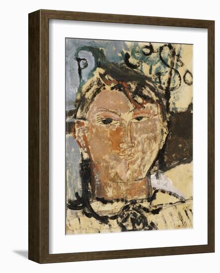 Portrait de Picasso, 1915-Amedeo Modigliani-Framed Giclee Print