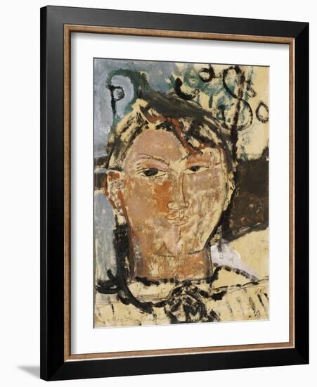 Portrait de Picasso, 1915-Amedeo Modigliani-Framed Giclee Print