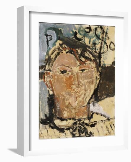 Portrait de Picasso, 1915-Amedeo Modigliani-Framed Giclee Print