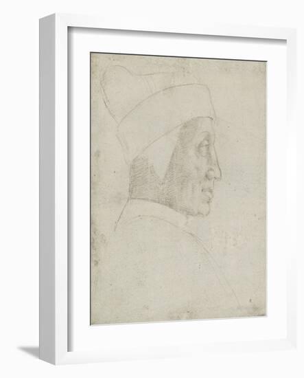 Portrait de profil du doge Leonardo Loredan-Raffaello Sanzio-Framed Giclee Print