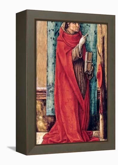 Portrait De Saint Bonaventure (Giovanni Da Fidanza Ou Bonaventura De Bagnorea Ou De Bagnoregio, Ver-Carlo Crivelli-Framed Premier Image Canvas