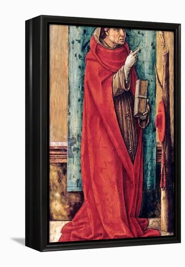 Portrait De Saint Bonaventure (Giovanni Da Fidanza Ou Bonaventura De Bagnorea Ou De Bagnoregio, Ver-Carlo Crivelli-Framed Premier Image Canvas
