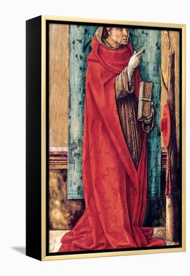 Portrait De Saint Bonaventure (Giovanni Da Fidanza Ou Bonaventura De Bagnorea Ou De Bagnoregio, Ver-Carlo Crivelli-Framed Premier Image Canvas