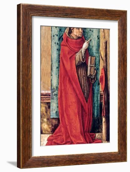 Portrait De Saint Bonaventure (Giovanni Da Fidanza Ou Bonaventura De Bagnorea Ou De Bagnoregio, Ver-Carlo Crivelli-Framed Giclee Print