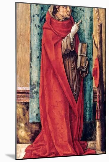 Portrait De Saint Bonaventure (Giovanni Da Fidanza Ou Bonaventura De Bagnorea Ou De Bagnoregio, Ver-Carlo Crivelli-Mounted Giclee Print