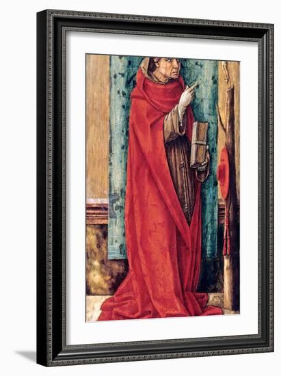 Portrait De Saint Bonaventure (Giovanni Da Fidanza Ou Bonaventura De Bagnorea Ou De Bagnoregio, Ver-Carlo Crivelli-Framed Giclee Print