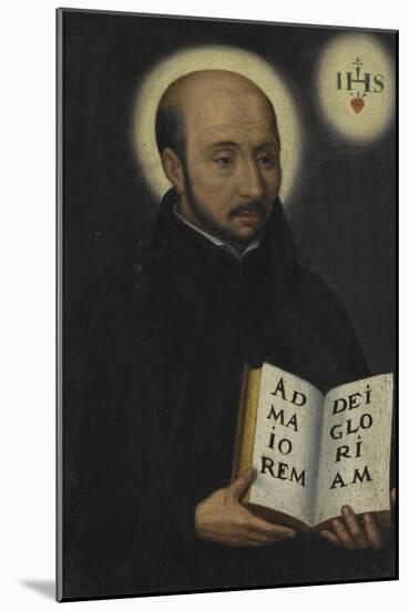 Portrait de saint Ignace de Loyola-null-Mounted Giclee Print