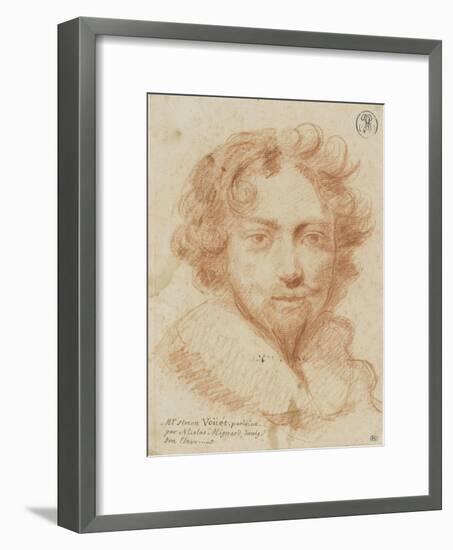 Portrait de Simon Vouet-Nicolas Mignard-Framed Giclee Print