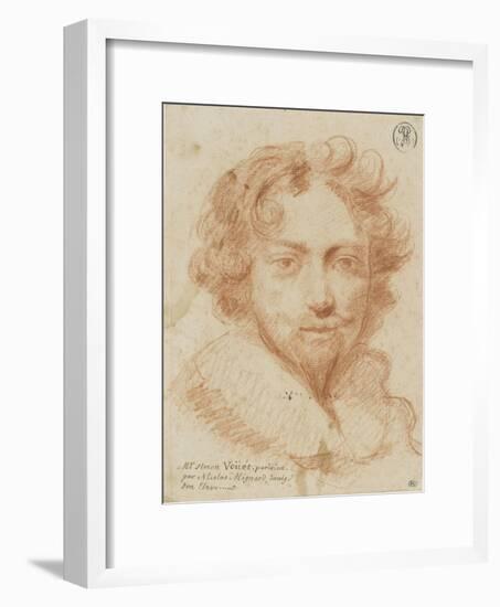 Portrait de Simon Vouet-Nicolas Mignard-Framed Giclee Print