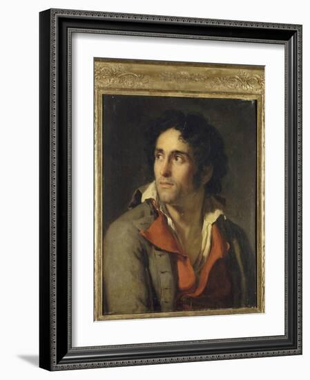 Portrait de son geolier-Jacques-Louis David-Framed Giclee Print