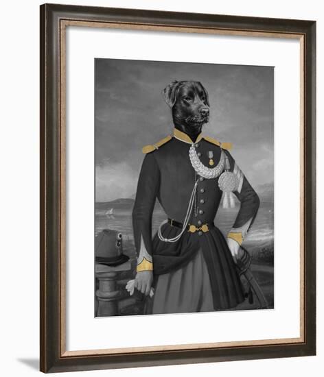 Portrait Dore - Devant la Rade d'Alger-Thierry Poncelet-Framed Giclee Print