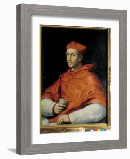 Portrait Du Cardinal Bernardo Dovizi Da Bibbiena (1470 - 1520)-Raphael (1483-1520)-Framed Giclee Print