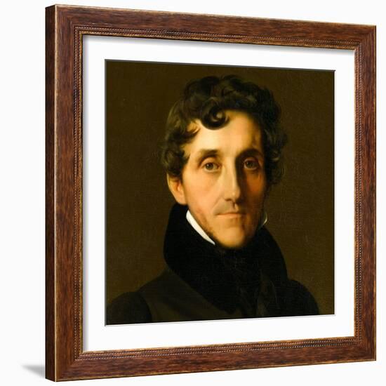 Portrait du comte Molé-Jean-Auguste-Dominique Ingres-Framed Giclee Print