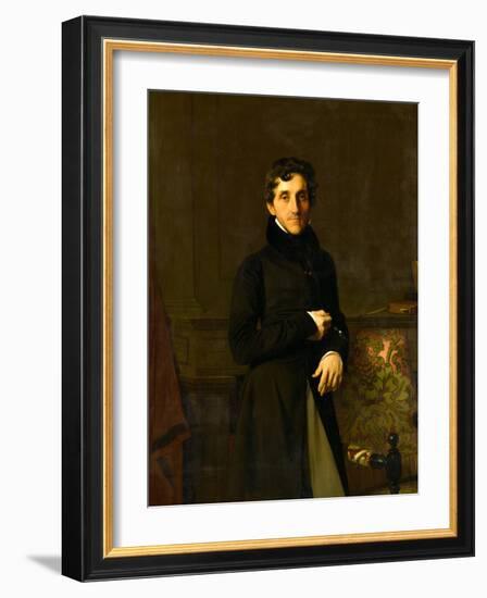 Portrait du comte Molé-Jean-Auguste-Dominique Ingres-Framed Giclee Print