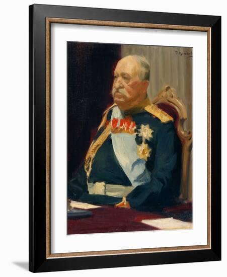 Portrait Du Comte Nikolai Pavlovitch Ignatiev (1832-1908), Homme D'etat Et Diplomate Russe (Portrai-Boris Mikhailovich Kustodiev-Framed Giclee Print