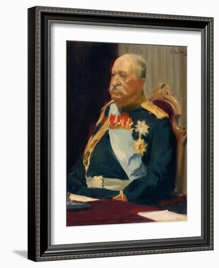 Portrait Du Comte Nikolai Pavlovitch Ignatiev (1832-1908), Homme D'etat Et Diplomate Russe (Portrai-Boris Mikhailovich Kustodiev-Framed Giclee Print