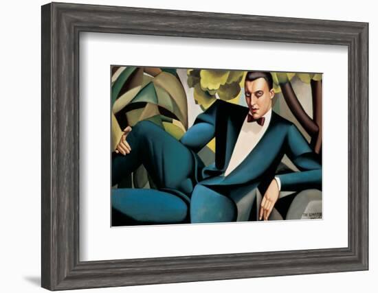 Portrait du Marquis d'Afflitto-Tamara de Lempicka-Framed Premium Giclee Print