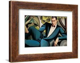 Portrait du Marquis d'Afflitto-Tamara de Lempicka-Framed Premium Giclee Print