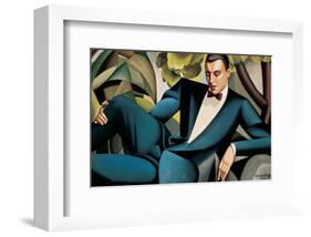 Portrait du Marquis d'Afflitto-Tamara de Lempicka-Framed Premium Giclee Print